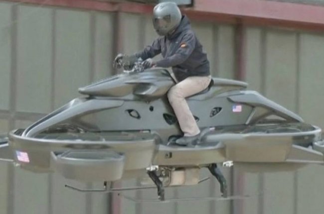 В ОАЭ запустили летающий мотоцикл для спасения людей