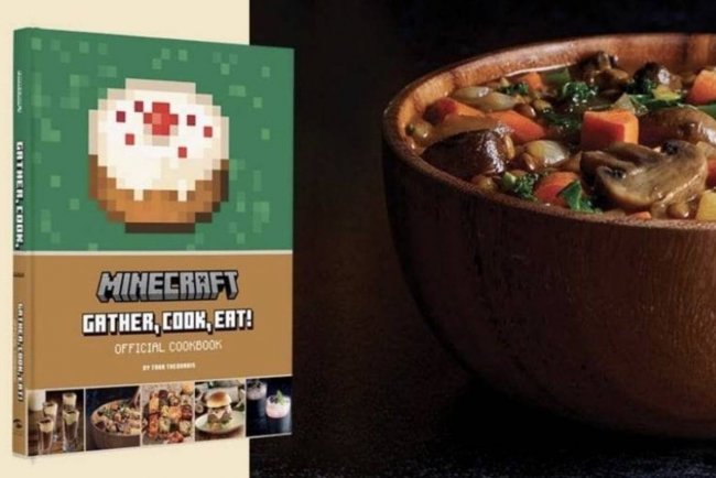 По блюдам из Minecraft создали кулинарную книгу