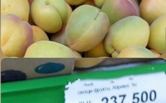 В магазинах Узбекистана появился урюк за 240 тысяч сумов