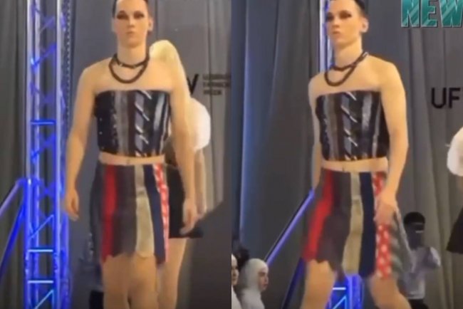 Видео: В Ташкенте раскритиковали дизайнера, одевшего парней в юбки