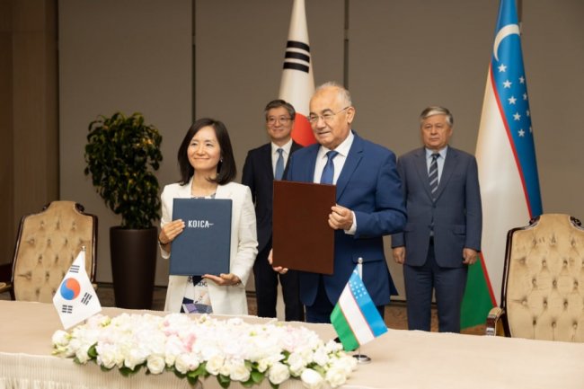 Южная Корея безвозмездно выделила Узбекистану $20 млн