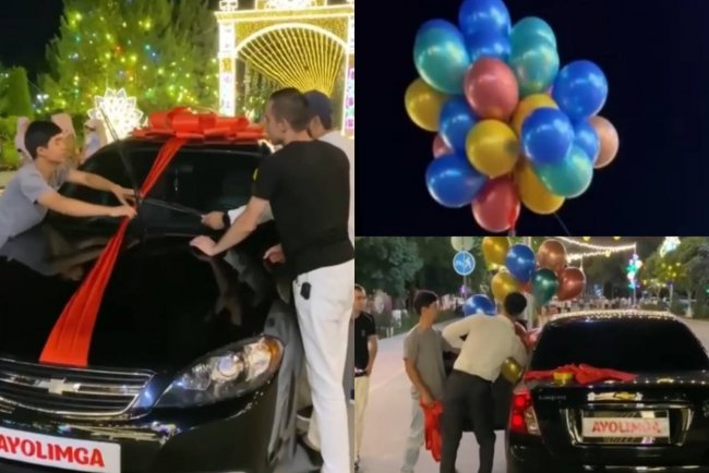 Видео: В Узбекистане ключи от автомобиля Gentra улетели в небо