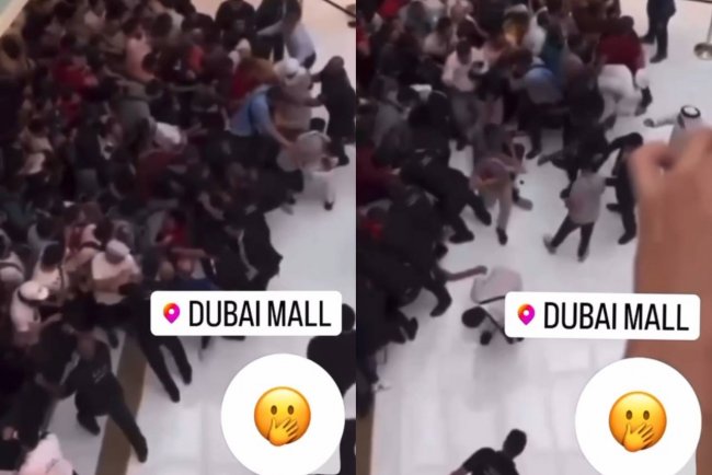 Видео: В Дубае началась массовая драка из-за покупки нового iPhone 15