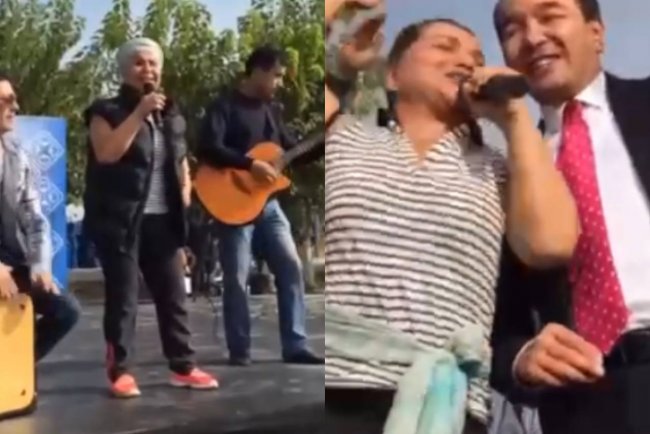 В сети появилось архивное видео, на котором звезды узбекского шоу-бизнеса собирают хлопок