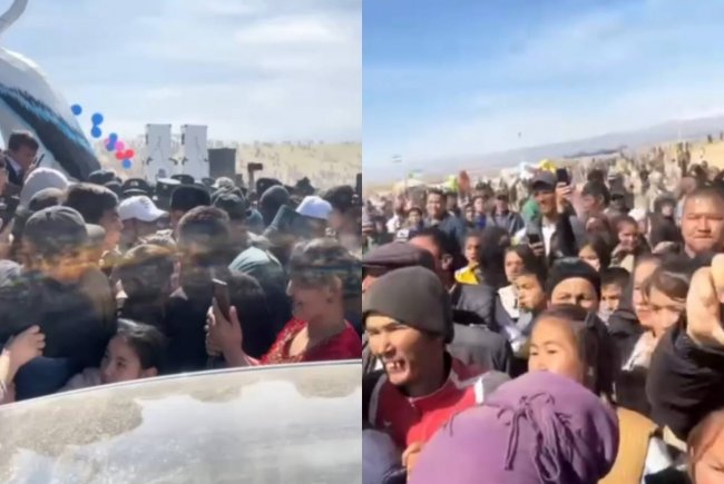 Узбекского певца Хамдама Собирова окружили сотни поклонников — видео
