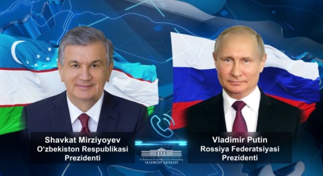 Главы Узбекистана и РФ обсудили итоги диалога с США