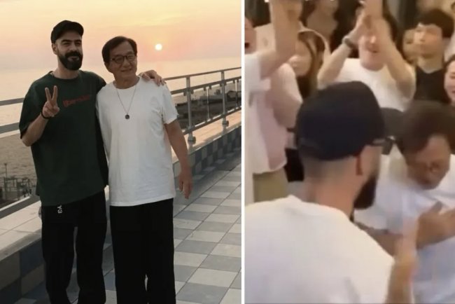 Джеки Чан и Miyagi встретились в Казахстане