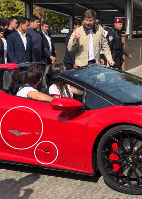 Блогер MrBeast повредил свой Lamborghini